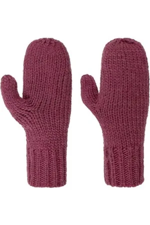 Seeberger Strickhandschuhe (1-St) Damenhandschuhe mit Futter rosa