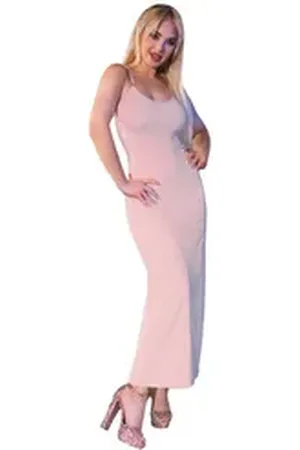 Chilirose Partykleid Langes Kleid CR4379 light pink - (L,M,S) rosa M