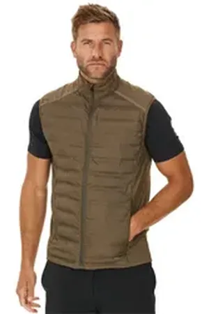 Endurance Funktionsweste MIDAN mit wärmenden Steppeinsätzen braun XXXL