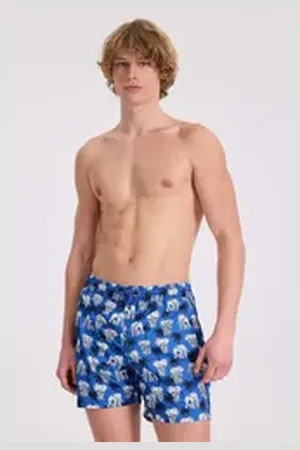WESTMARK LONDON Badeshorts WMPATTERN SWIMSHORTS (1-St) blau XXL