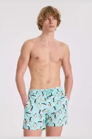 WESTMARK LONDON Badeshorts WMPATTERN SWIMSHORTS (1-St) blau XL