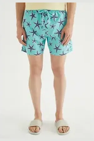 WESTMARK LONDON Badeshorts SEA CREATURE (1-St) blau L