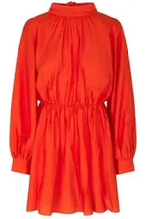 Samsøe Samsøe Sommerkleid Damen Kleid EBBALI (1-tlg) orange L