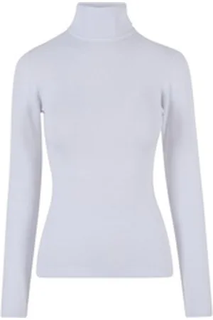 Urban classics Rundhalspullover Damen Ladies Knitted Turtleneck Sweater (1-tlg) weiß 4XL