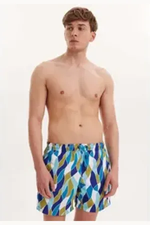 WESTMARK LONDON Badeshorts WMGEOMETRIC (1-St) blau M