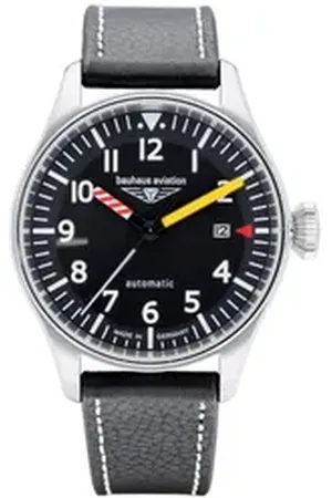 Bauhaus Automatikuhr Aviation Automatik Schwarz schwarz