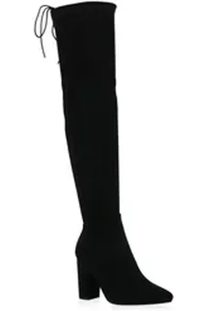 VAN HILL 832121 Overkneestiefel Schuhe schwarz 38 EU