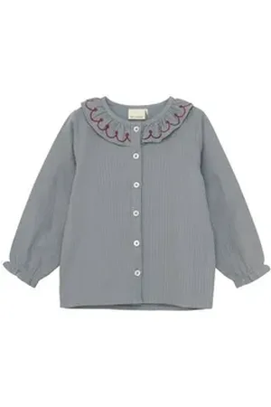 Enfant EN FANT Langarmbluse ENShirt Woven moderne Langarmbluse blau 110