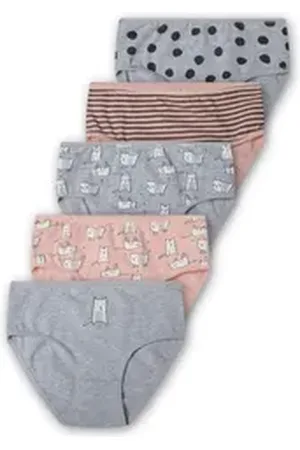 Minoti Slip 5 Slips (2y-14y) grau 116-122cm