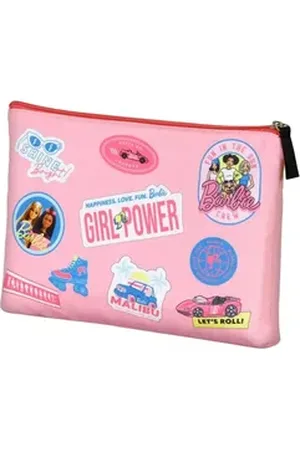 KARACTERMANIA Kosmetiktasche Barbie Kulturbeutel Kulturtasche Waschtasche Strandtasche Täschchen, tolles Motiv rosa