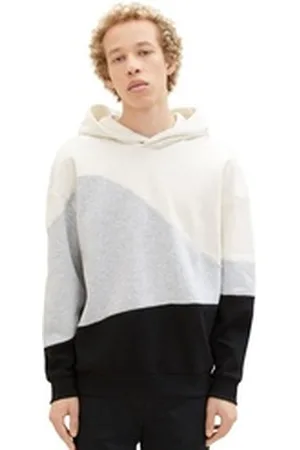 TOM TAILOR Denim Hoodie RELAXED COLORBLOCK aus Baumwollmix bunt L