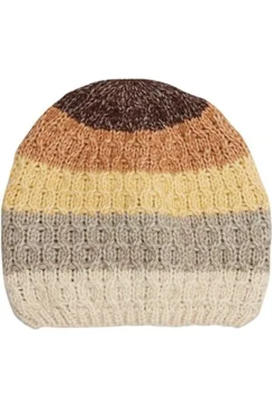 QS by s.Oliver Strickmütze Damen Strickmütze Mütze mit Blockstreifen Beanie 2106975