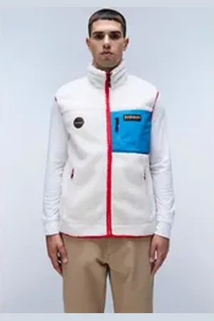 Napapijri Plüschweste YUPIK beige|braun XL