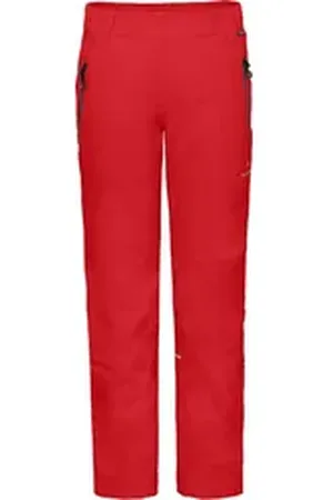 Bergson Regenhose NALLE Thermo Kinder (Über) Regenhose, leicht wattiert, 12000 mm Wassersäule, Norm rot 164