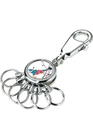 Troika Schlüsselanhänger Schlüsselanhänger mit Karabinerhaken BIRDIE