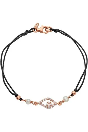 Unique Quarzuhr Textilarmband Silber rosé vergoldet Zirkonia TXB0073