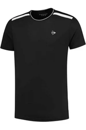 Dunlop T-Shirt Jungen Sportshirt CLUB LINE BOYS CREW TEE (1-tlg) schwarz 140