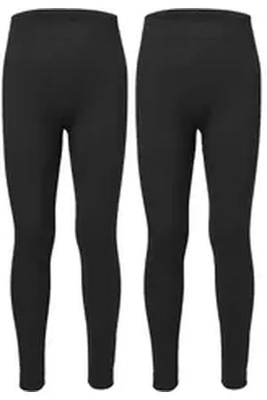 Ladeheid Funktionsunterhose 2er Pack Lange Unterhosen Kinder Jungen für Winter Sport LA40-259 (1-St) schwarz 122-128