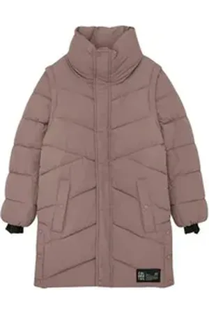 Color Kids Steppjacke COJr. Jacket/West - Quilt - long moderne Steppjacke beige 164