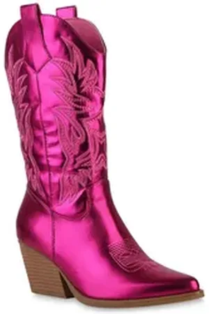 VAN HILL 840142 Cowboystiefel Schuhe rosa 38 EU