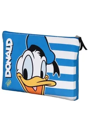 KARACTERMANIA Kosmetiktasche Disney Donald Duck Kulturbeutel Kulturtasche Waschtasche Strandtasche, tolles Motiv blau