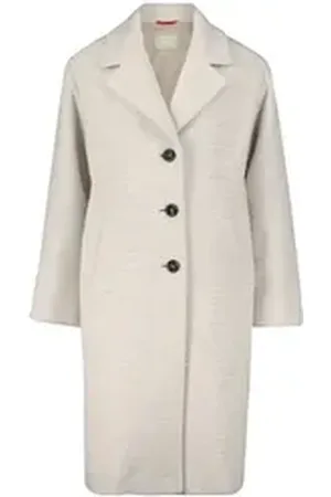 AMBER & JUNE Wintermantel beige|gelb 44