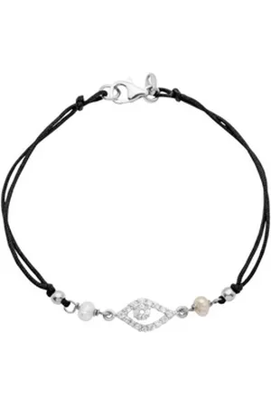Unique Quarzuhr Textilarmband mit Silberelementen und Zirkonia TXB0071