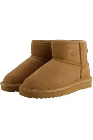 Warmbat Winterstiefel Wallaby Winterstiefel (1-tlg) Knöchelhoher Winterstiefel mit Wärme regulierendem Futter braun 38 EU