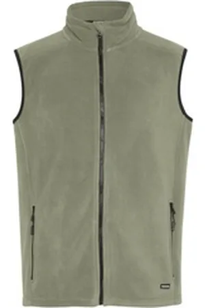 CHIEMSEE Fleeceweste Fleece-Weste mit Label-Motiv hinten 1 grün XL