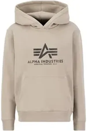 Alpha Industries Hoodie Men - Hoodies Basic Hoodie Carbon braun L