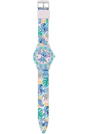 Disney Jewelry Quarzuhr Lilo & Stitch Time Teacher, (Set) weiß
