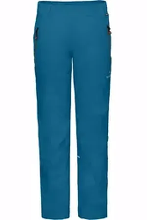 Bergson Regenhose NALLE Thermo Kinder (Über) Regenhose, leicht wattiert, 12000 mm Wassersäule, Norm blau 128