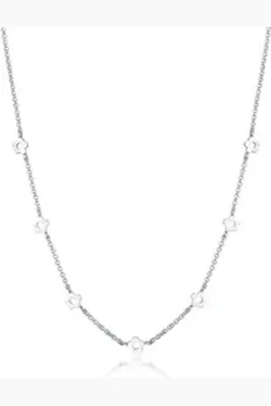 Elli Kette mit Anhänger Kinder Blumen Blüte Flower 925 Silber, Blume silberfarben