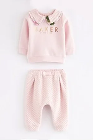 Ted Baker Sweatanzug Stepp-Sweatshirt + Jogginghose (2-tlg) rosa 56 (bis zu 1 Mon.)