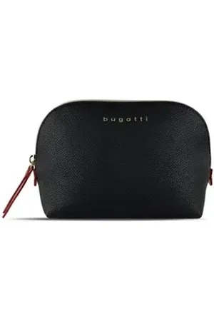Bugatti Kosmetiktasche Ella, Polyurethan schwarz