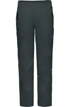 Bergson Regenhose NALLE Thermo Kinder (Über) Regenhose, leicht wattiert, 12000 mm Wassersäule, Norm grau 164