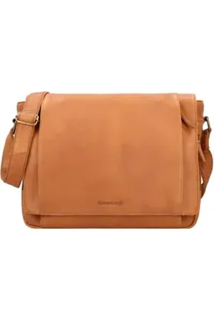 Greenland Nature Messenger Bag Nature, Leder braun