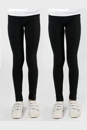 Staccato Leggings Doppelpack schwarz 92/98