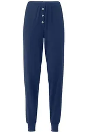 hessnatur Pyjamahose PURE FLOW aus TENCELTM Modal (1-tlg) blau 36