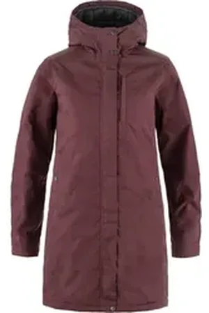 Fjällräven Parka Damen Jacke KIRUNA PARKA (1-St) rot Po-bedeckend | S