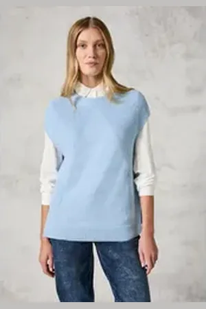CECIL Strickpullover mit Turtleneck blau L (42)