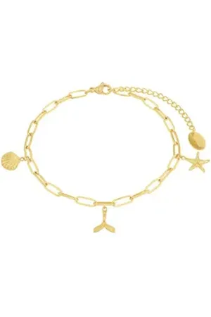 QS by s.Oliver Fußkette Fußkette für Damen, Edelstahl, Wal (Fußkette, 1-tlg)