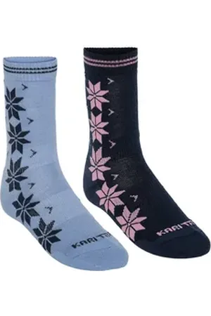 Kari Traa Socken Vinst 2er-Pack mit verstärkter Zehen- und Fersenpartie blau 39