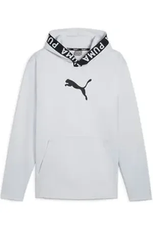 PUMA 2-in-1-Pullover Kapuzenpullover Train Power Fleece Hoodie silberfarben XXL