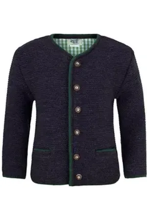 Isar Trachtenjacke Trachtenjacke Kinder - LEWIN - anthrazit 116