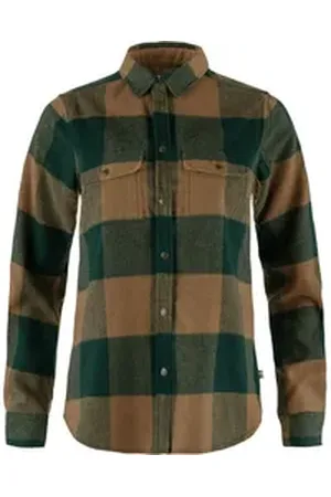 Fjällräven Longsleeve Shirt Canada Shirt L/S beige|braun S