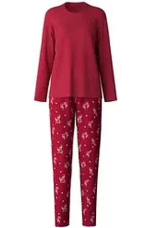 Calida Pyjama Family & Friends Damen (2 tlg) rot S (40/42)