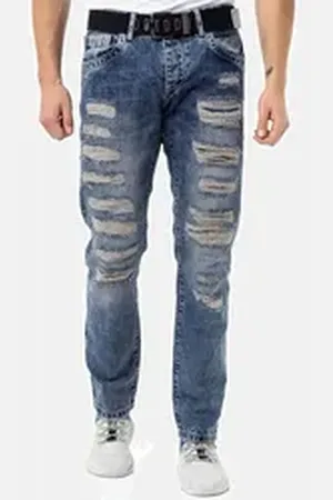 Cipo & Baxx 5-Pocket-Jeans Jeans in Loose-Fit, CD-131 blau 34