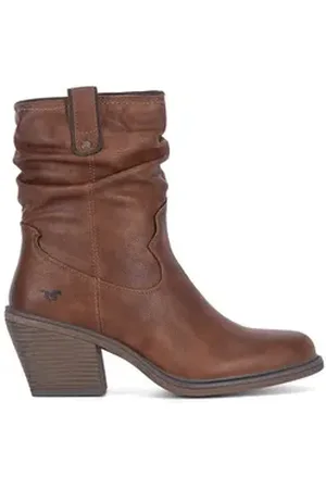 Mustang Cowboystiefel Damen 1479-501 Braun Cowboystiefel braun 40 EU