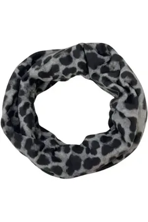 Adel Bags Loop Leopard Muster Loop - Modetuch - Schal Damen Winter grau